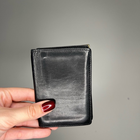 Salvatore Ferragamo  black leather wallet, made in Italy. Unisex. - Picture 4 of 8